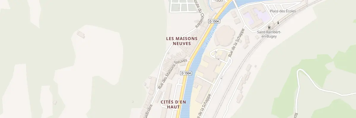 Plan du 4 Rue des Maisons Neuves à Saint-Rambert-en-Bugey
