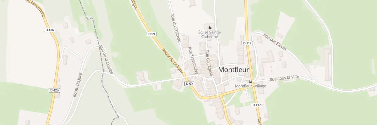 Plan du 8 Rue du Chateau à Montfleur
