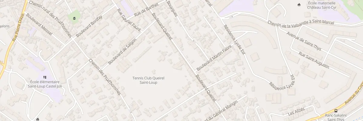 Plan du 96 Bd Queirel à Marseille 10e Arrondissement
