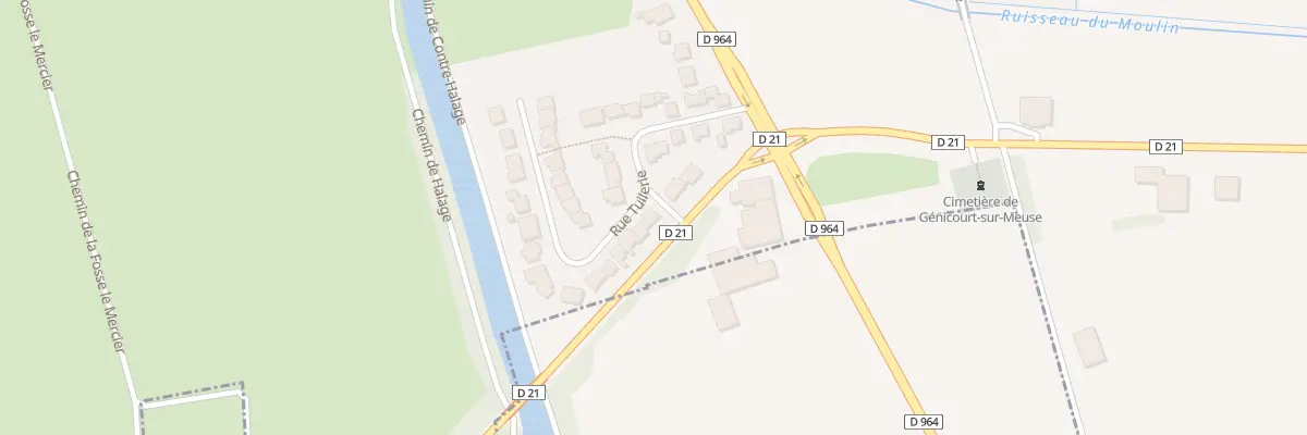 Plan du 13 La Tuilerie à Génicourt-sur-Meuse