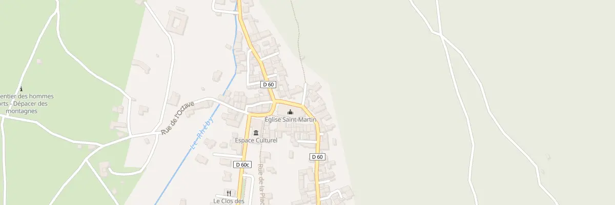 Plan du 8 Rue de la Cure à Villebois