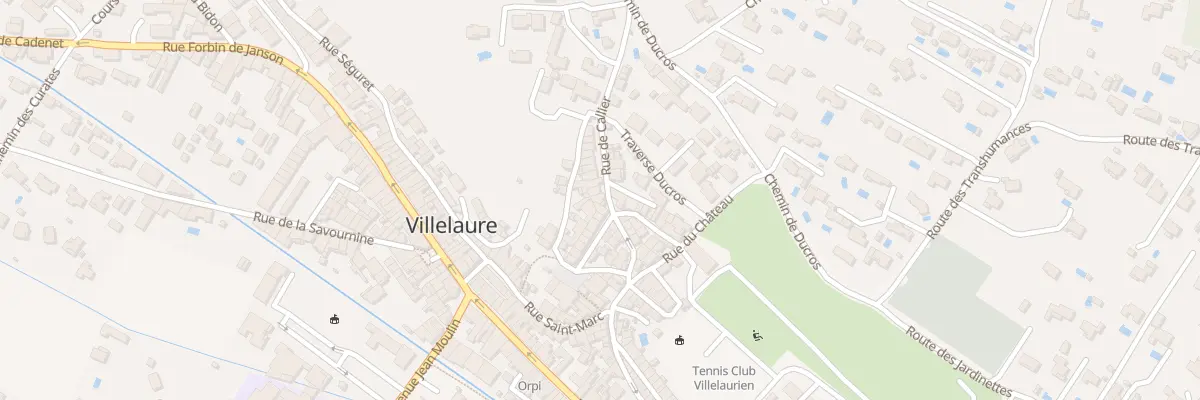 Plan du 75 Rue de Callier à Villelaure