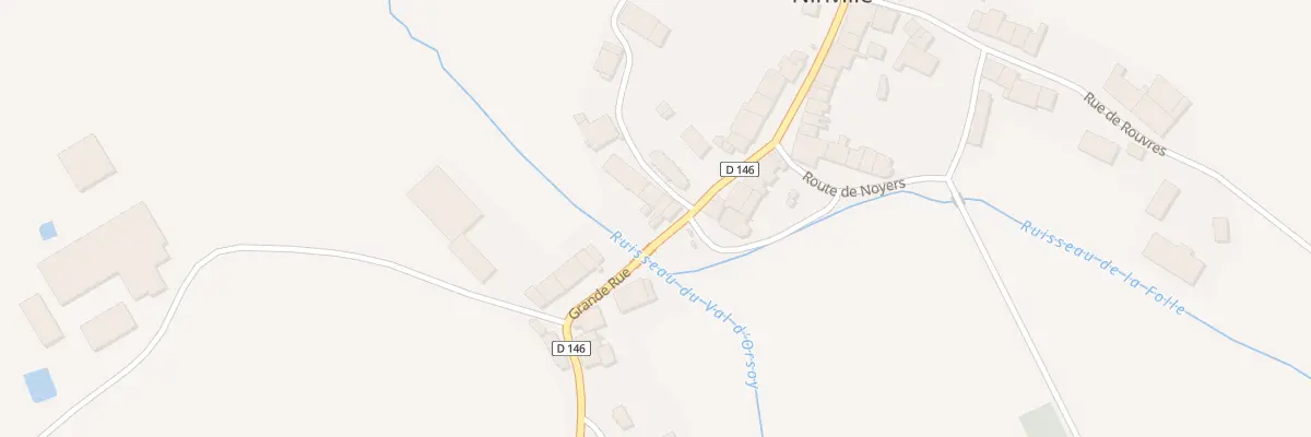 Plan du 3 Rue de Rimbeux à Ninville