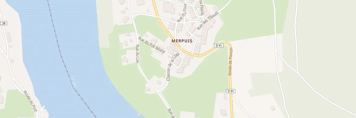 Plan du 5062 Merpuis à Serrières-sur-Ain