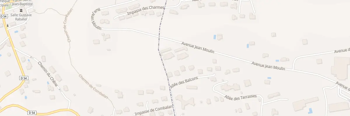 Plan du 303 Av Jean Moulin à La Tour-du-Pin