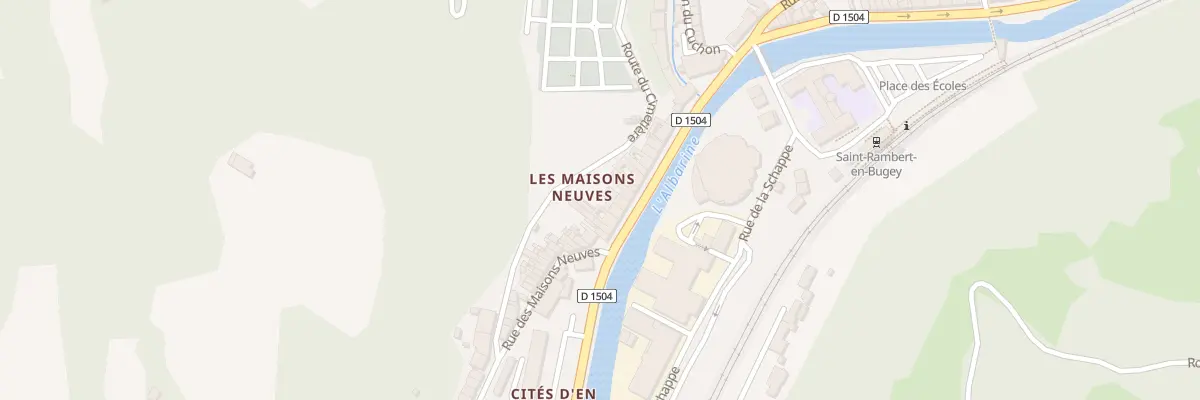 Plan du 4 Quai Charles Beraudier à Saint-Rambert-en-Bugey