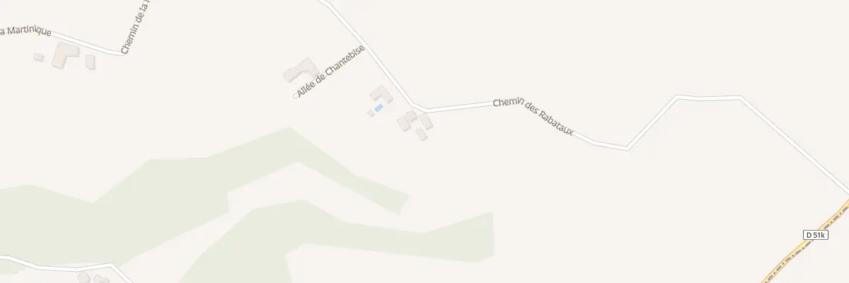 Plan du 78 Che des Rabataux à Doissin