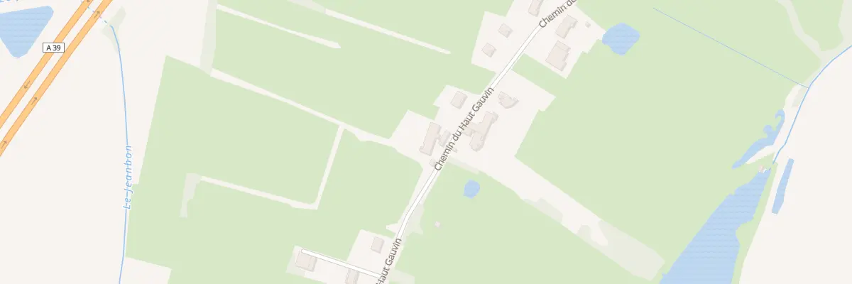 Plan du 575 Che du Haut Gauvin à Courlaoux