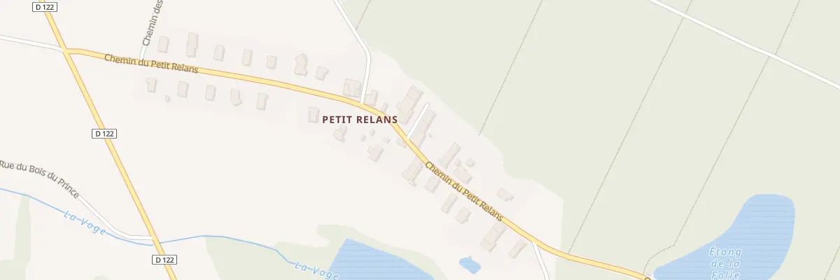 Plan du 12 Petit Relans à Relans