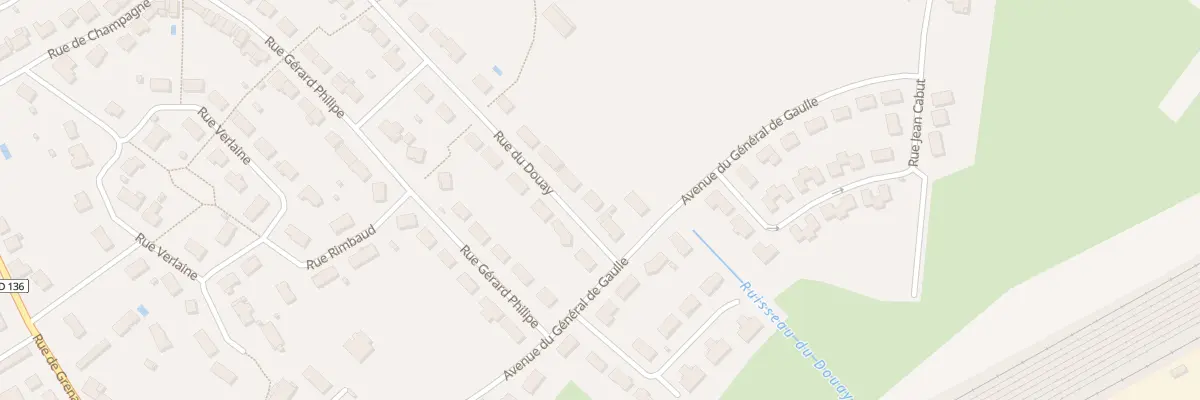 Plan du 43 Rue du Douay à Chalindrey