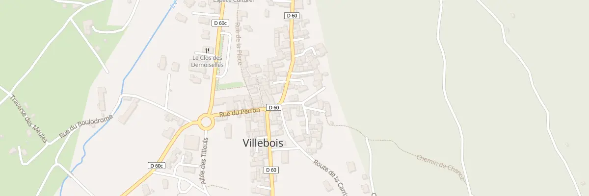 Plan du 13 Rue du quartier Latin à Villebois