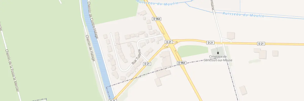 Plan du 9 La Tuilerie à Génicourt-sur-Meuse