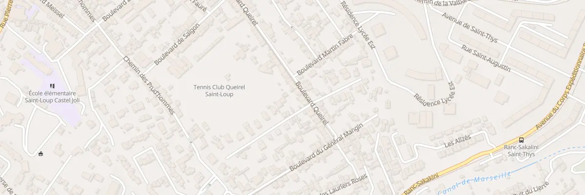 Plan du 114 Bd Queirel à Marseille 10e Arrondissement