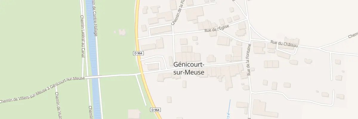Plan du 14 Rue Basse à Génicourt-sur-Meuse
