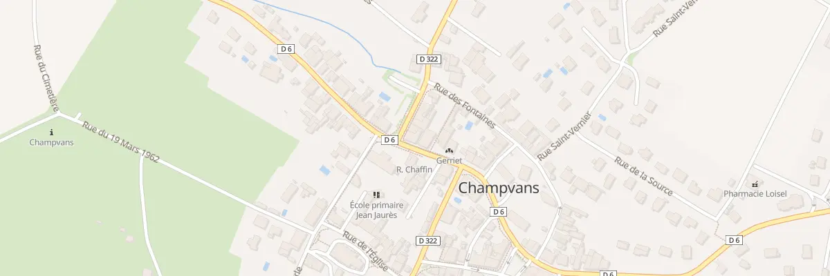 Plan du 1 Rue André Gleitz à Champvans