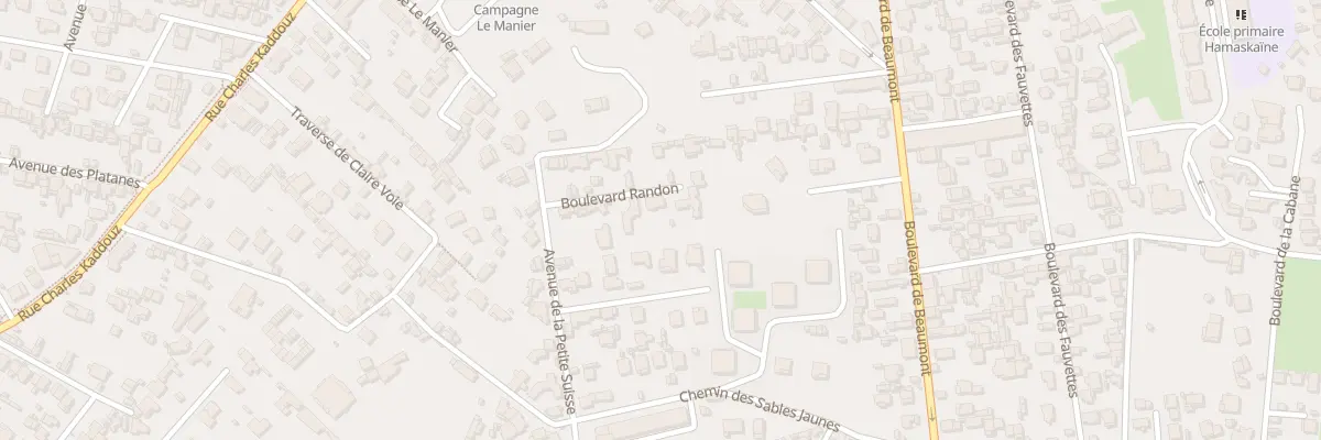 Plan du 4 Bd Randon à Marseille 12e Arrondissement
