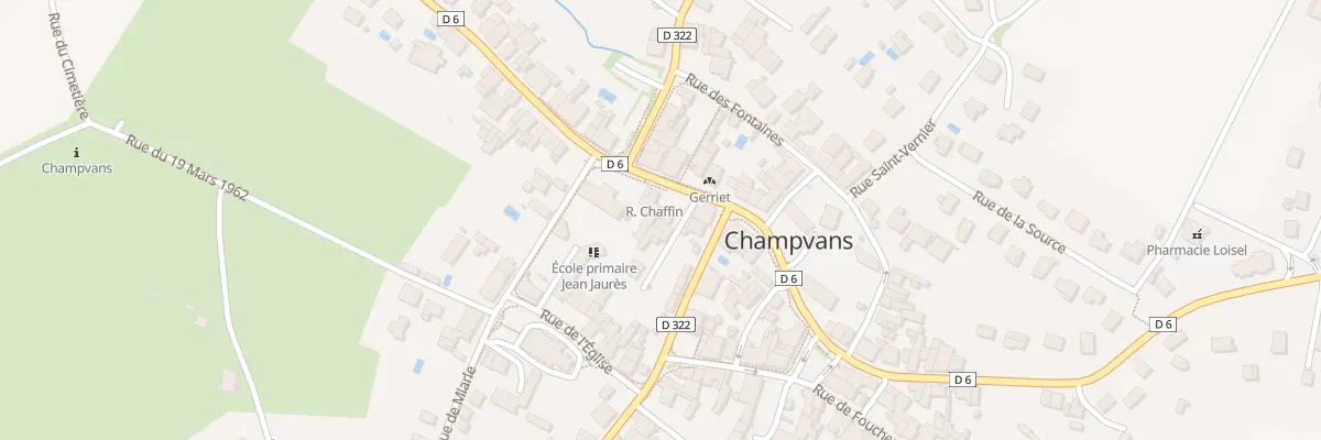 Plan du 10 Rue André Gleitz à Champvans