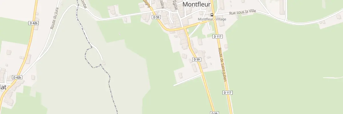Plan du 2 Rue des Fougeres à Montfleur