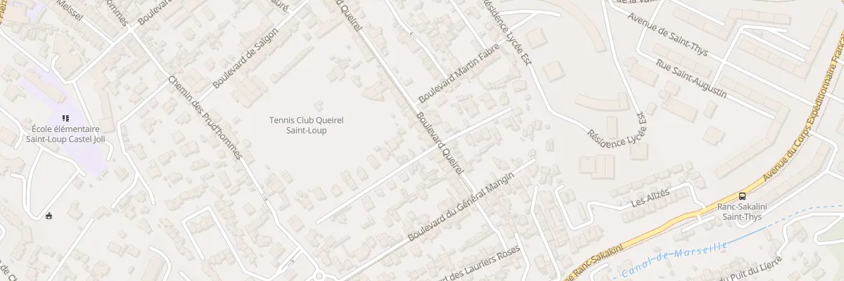 Plan du 118 Bd Queirel à Marseille 10e Arrondissement