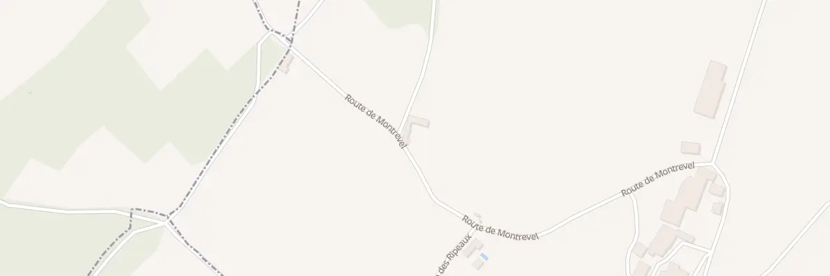 Plan du 44 Rte de Montrevel à Blandin