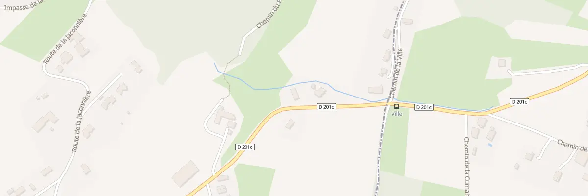 Plan du 5035C La Ville à Vatilieu