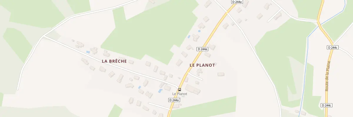 Plan du 5405 La Breche à Arandon-Passins