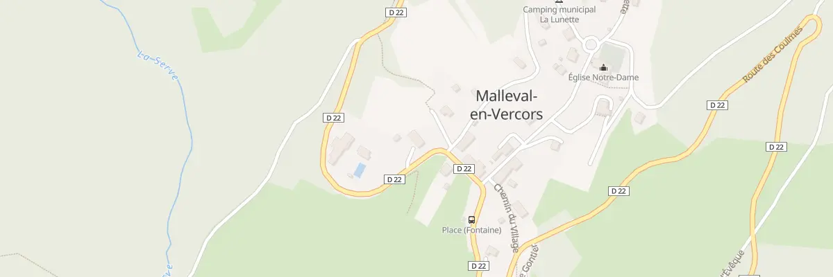 Plan du 3375 Rte des Coulmes à Malleval-en-Vercors