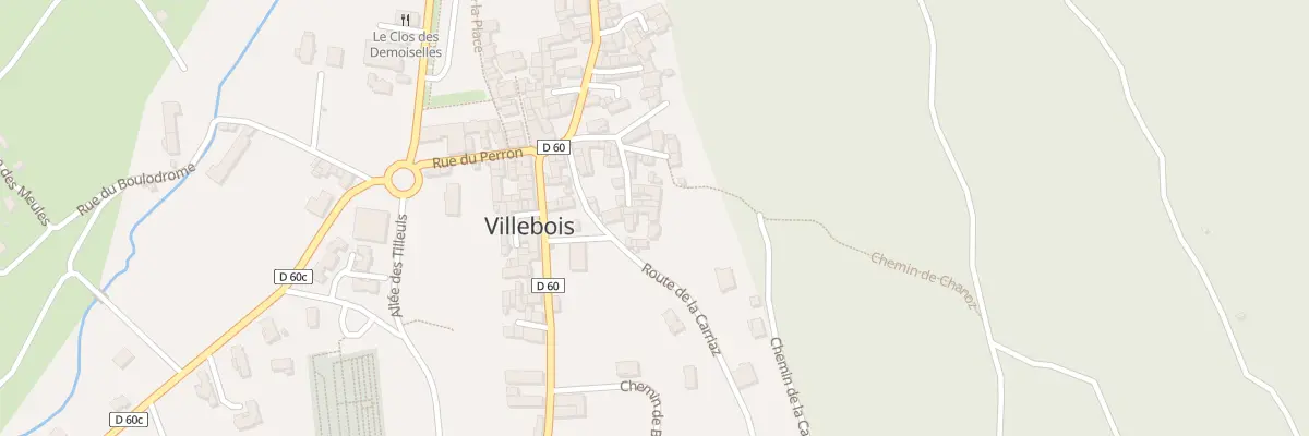 Plan du 111 Rte de la Carriaz à Villebois