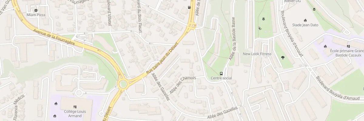 Plan du 18 All des Chamois à Marseille 12e Arrondissement