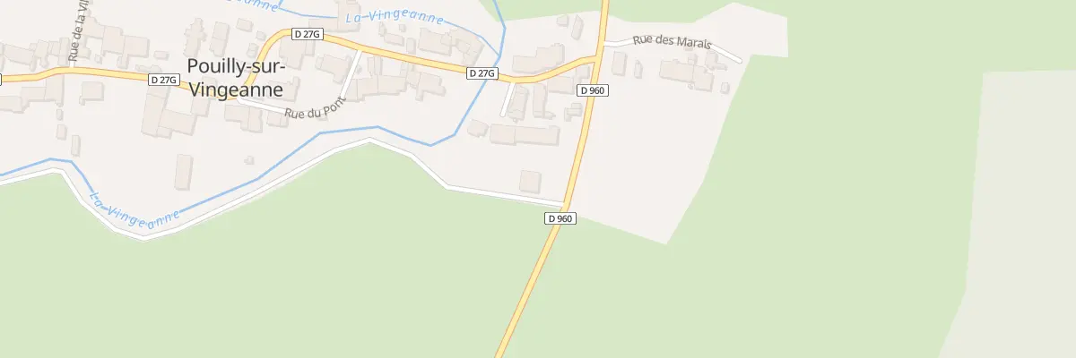 Plan du 7 Rue de Saint-seine à Pouilly-sur-Vingeanne