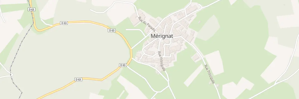Plan du 221 Rue Principale à Mérignat