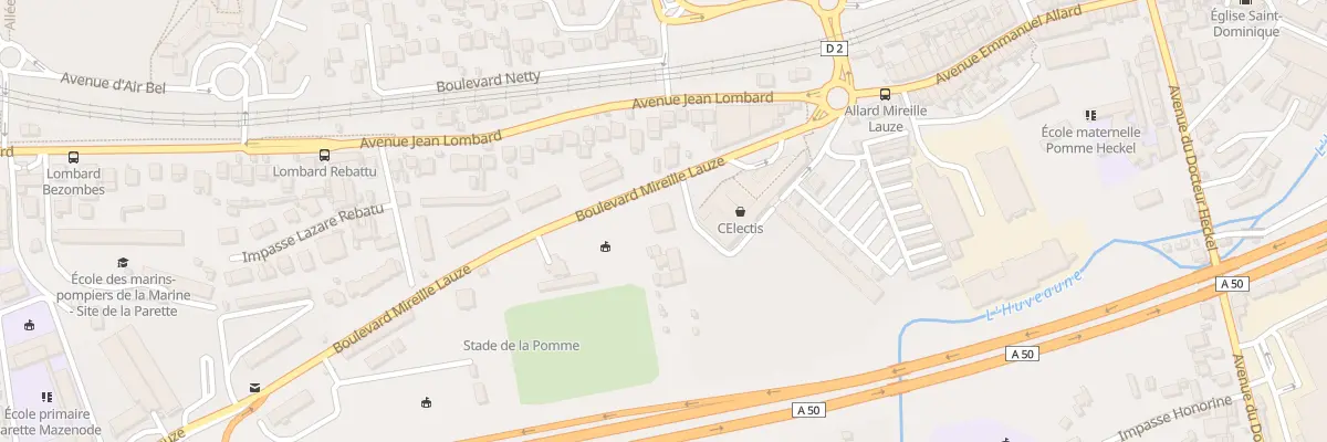 Plan du 546A Bd Mireille Lauze à Marseille 11e Arrondissement