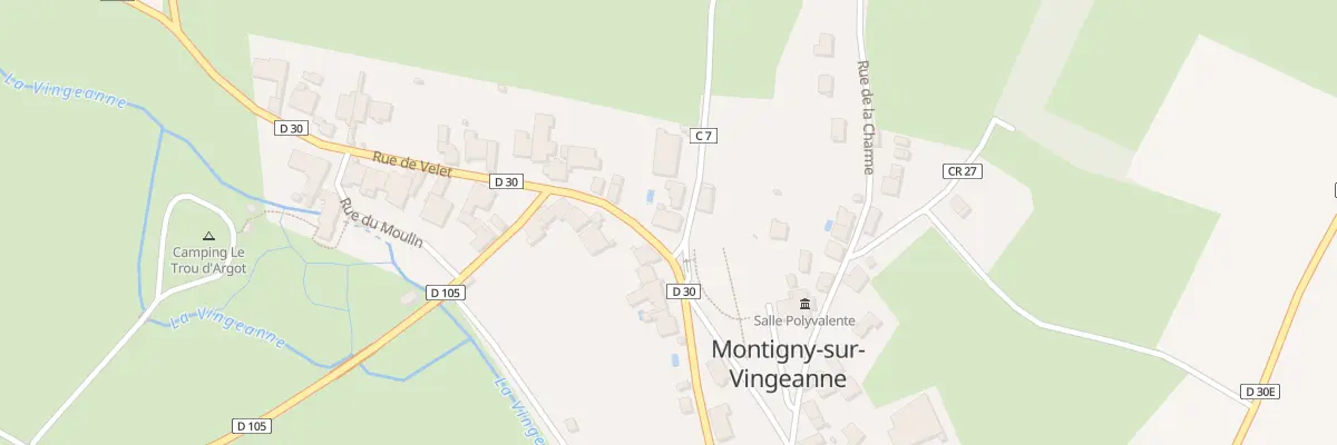 Plan du 1 Che de Bellefontaine (Montigny à Montigny-Mornay-Villeneuve-sur-Vingeanne