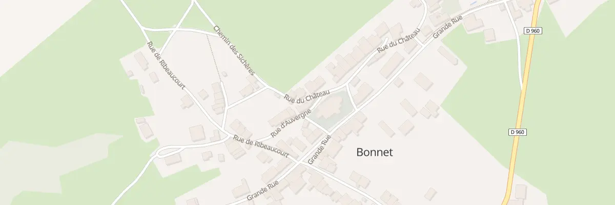 Plan du 7A Rue d’Auvergne à Bonnet
