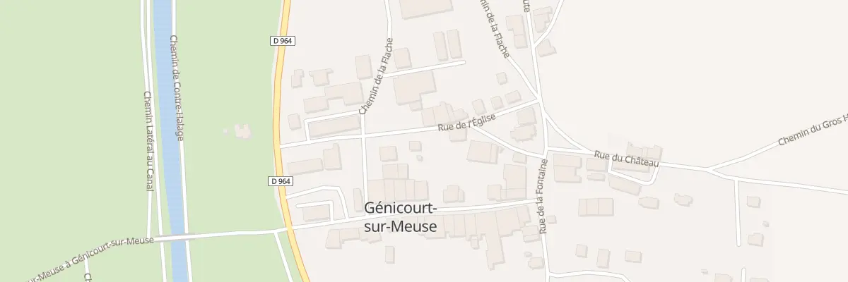 Plan du 7 Rue de l’Eglise à Génicourt-sur-Meuse