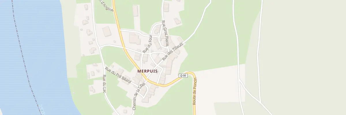 Plan du 5047 Merpuis à Serrières-sur-Ain