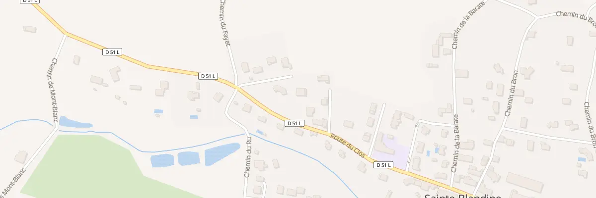 Plan du 32 Rte du Clos à Sainte-Blandine