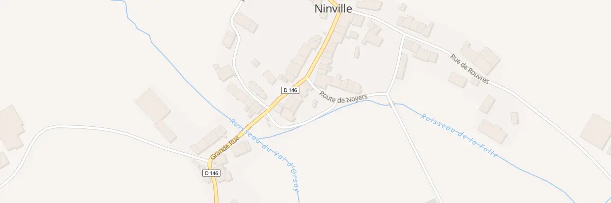 Plan du 21 Gr Grande Rue à Ninville