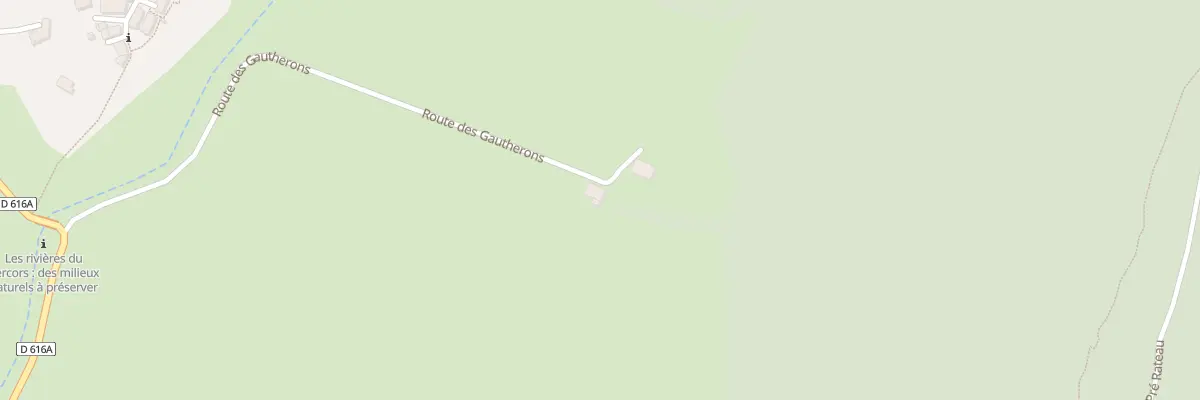 Plan du 560 Rte des Gautherons à Saint-Agnan-en-Vercors