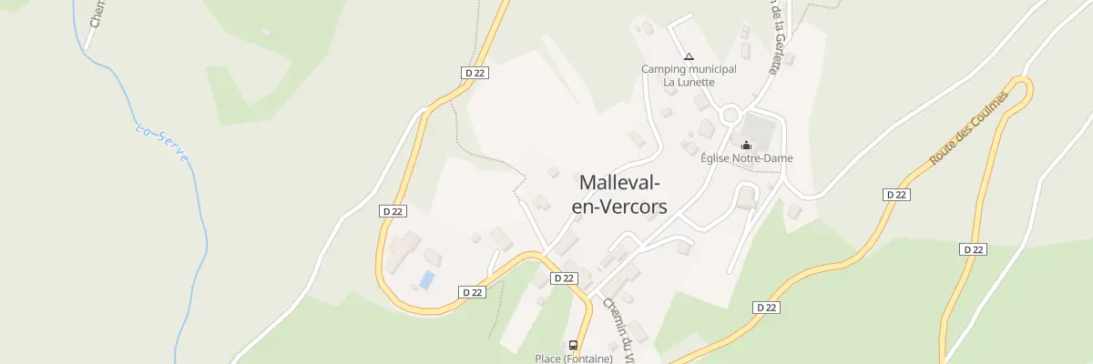 Plan du 38 Che de la Croix de Gene à Malleval-en-Vercors