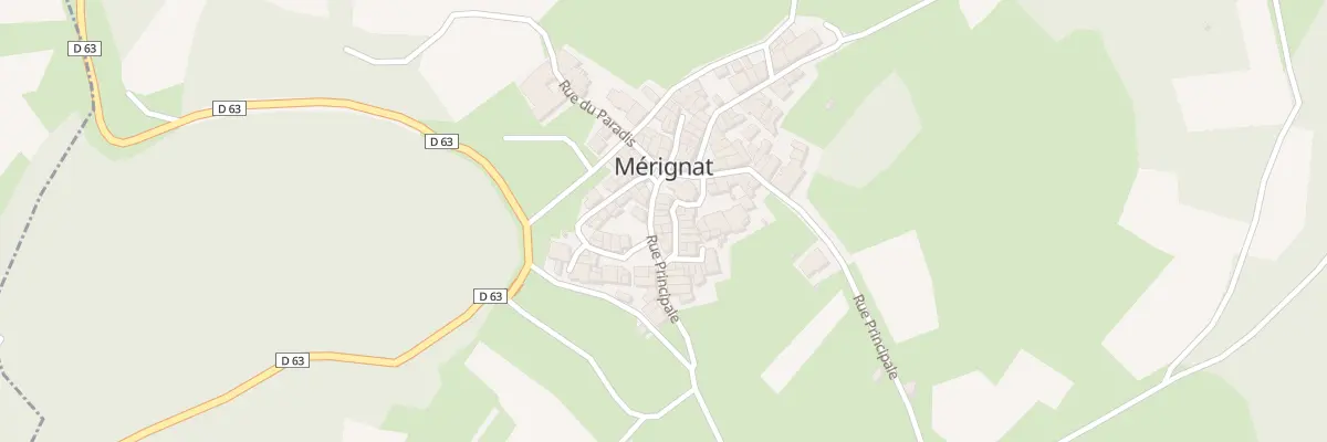 Plan du 230 Rue Principale à Mérignat