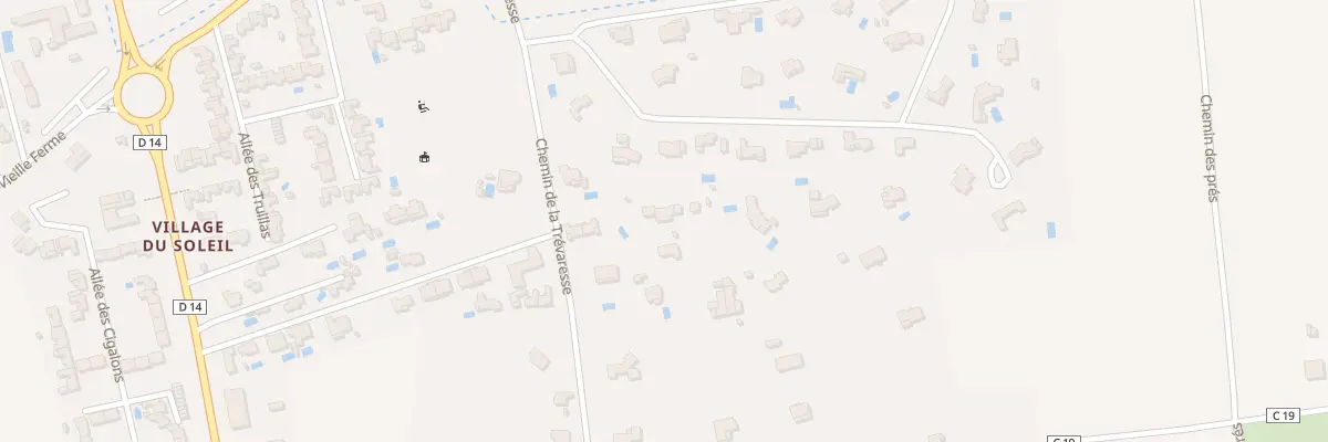 Plan du 285 Che de la Trévaresse à Aix-en-Provence