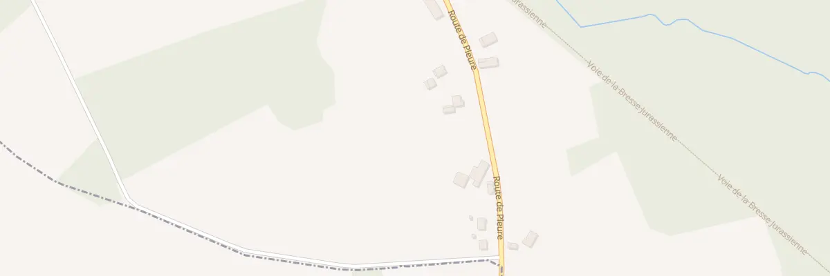 Plan du 22 Rte de Pleure à Gatey