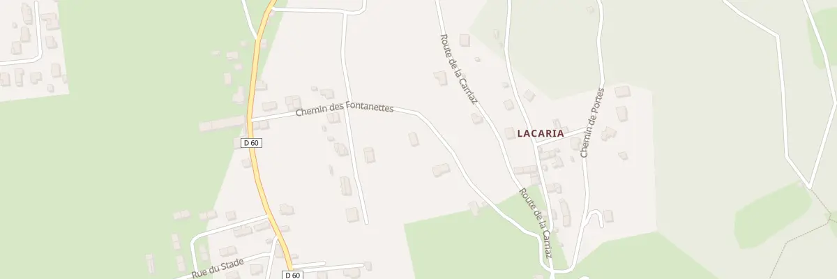Plan du 190 Che des Fontanettes à Villebois