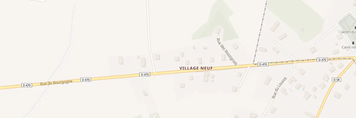 Plan du 22 Rue de Bourgogne à Nance