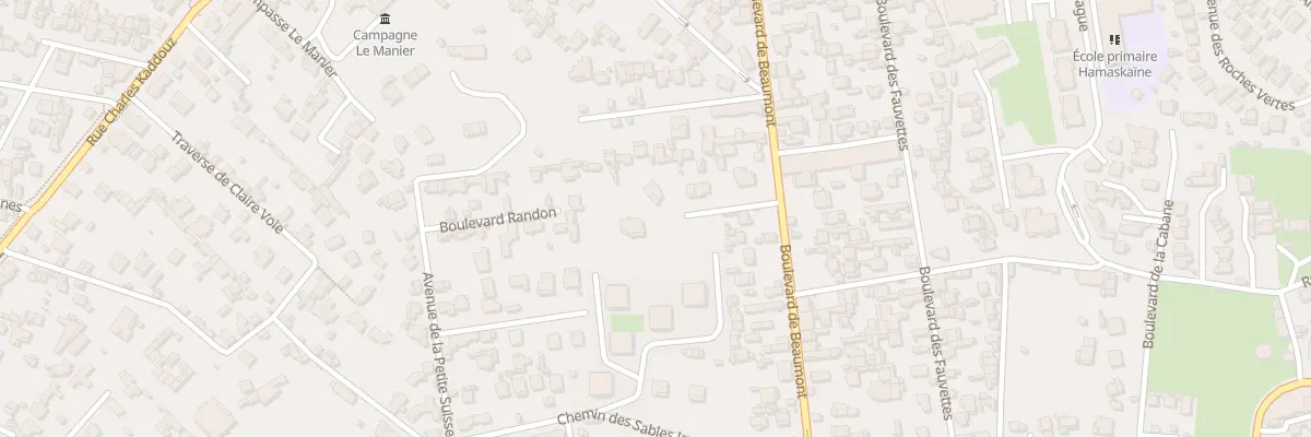 Plan du 69 Bd de Beaumont à Marseille 12e Arrondissement
