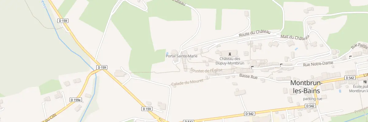 Plan du 5299 Le Village à Montbrun-les-Bains