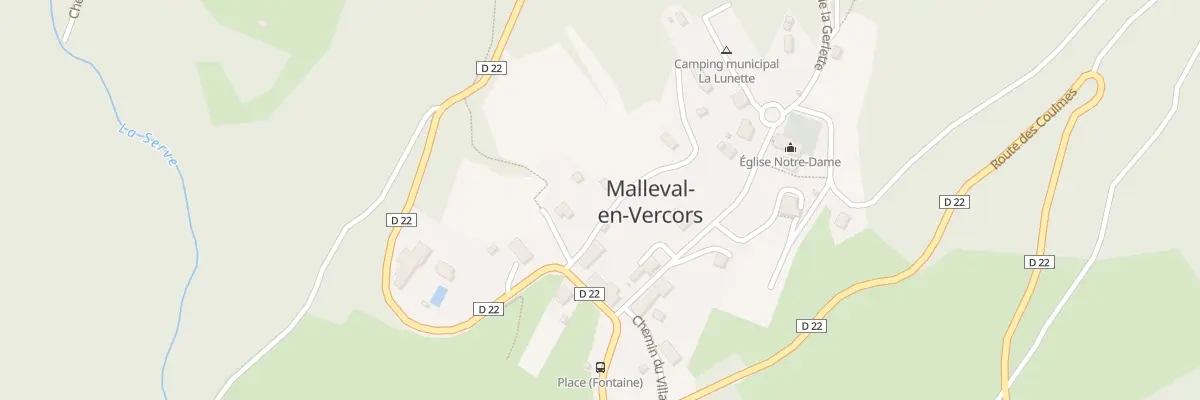 Plan du 62 Che de la Croix de Gene à Malleval-en-Vercors