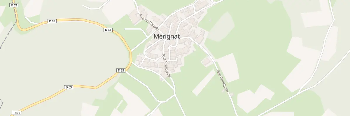 Plan du 5075 Le Village à Mérignat