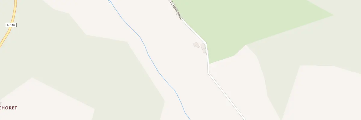 Plan du 1215 Che de Raffignac à Menglon